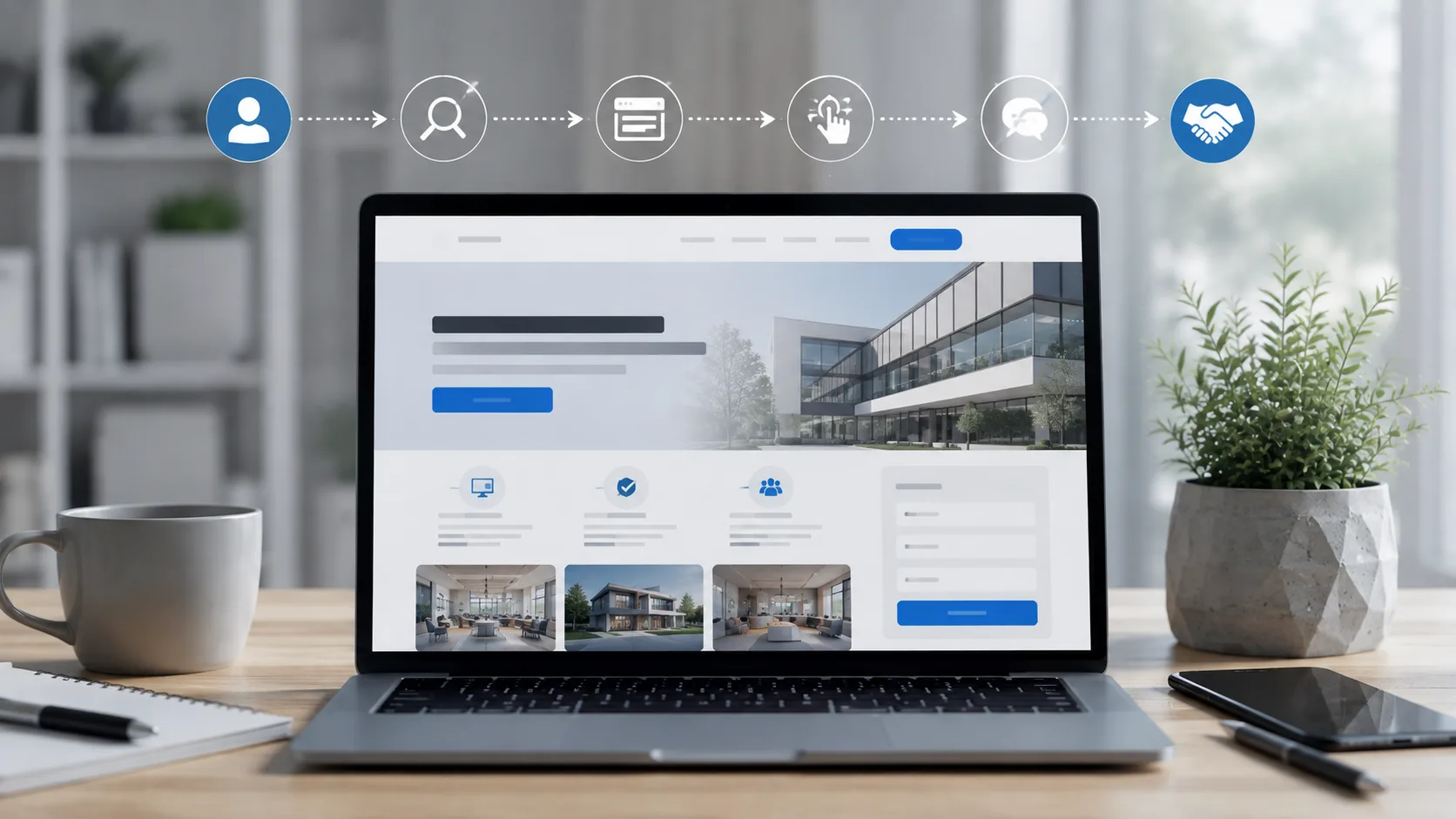 Página web profesional orientada a generar consultas de potenciales clientes
